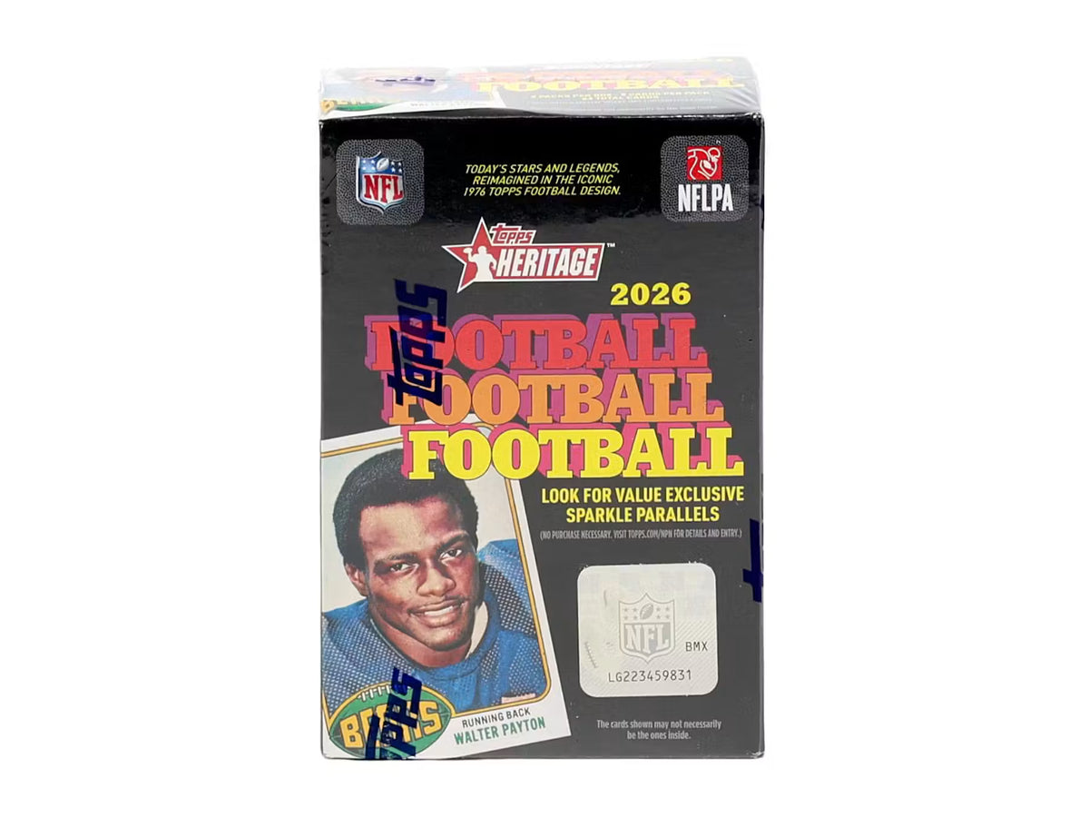 2026 Topps Heritage Football Value Boks