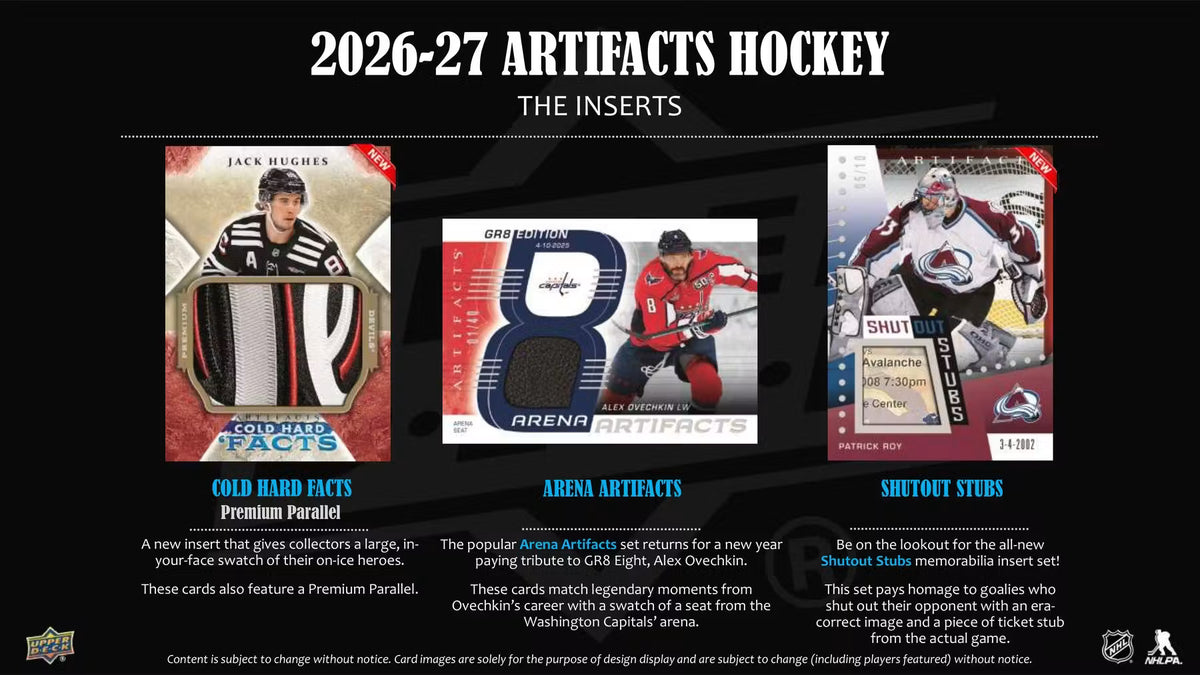 BREAK #845 - PYT - 26/27 Upper Deck Artifacts Hockey Hobby #5
