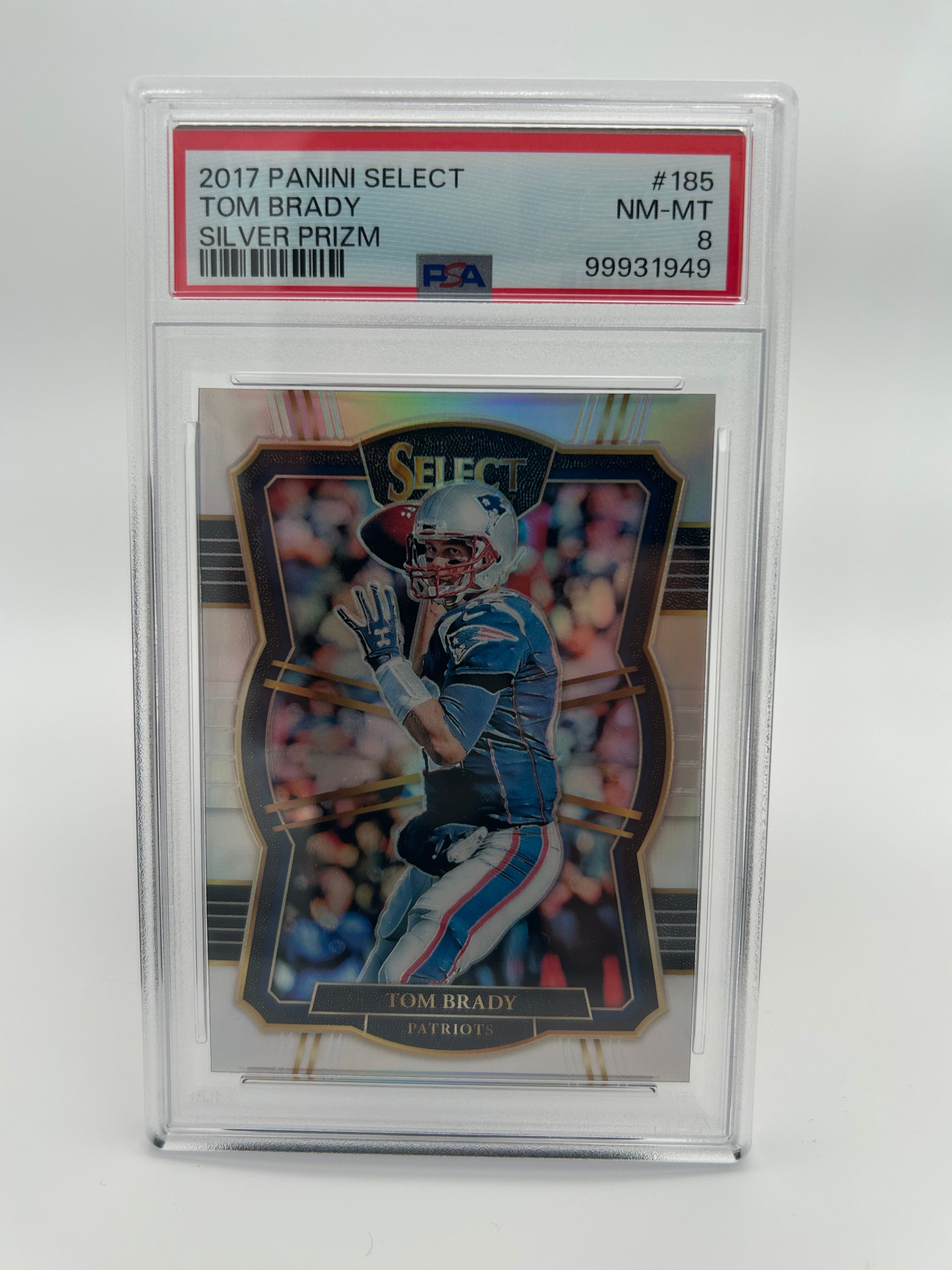Tom Brady - Select Silver - 2017 - PSA 8