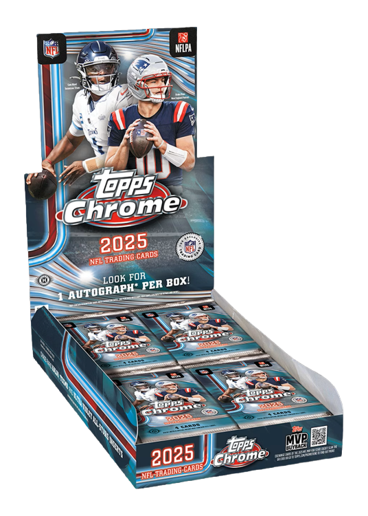 BREAK #576 - PYT - 2025 Topps Chrome Football Hobby (SISTE BOKS)