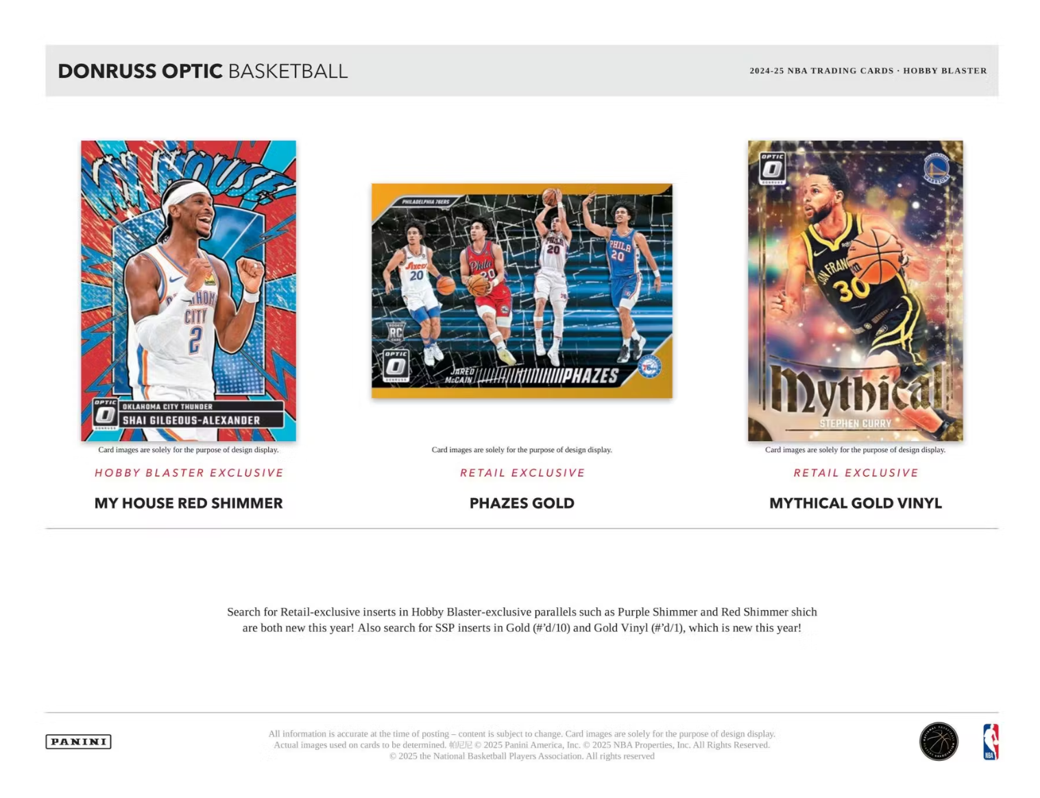 2024/25 Panini Donruss Optic Basketball 6-Pack Hobby Blaster Box