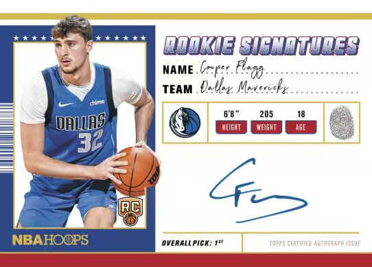 Random Parallell FILLER for break #573 - PYT - 25/26 Topps Hoops Basketball Value 20xboks (halv case)