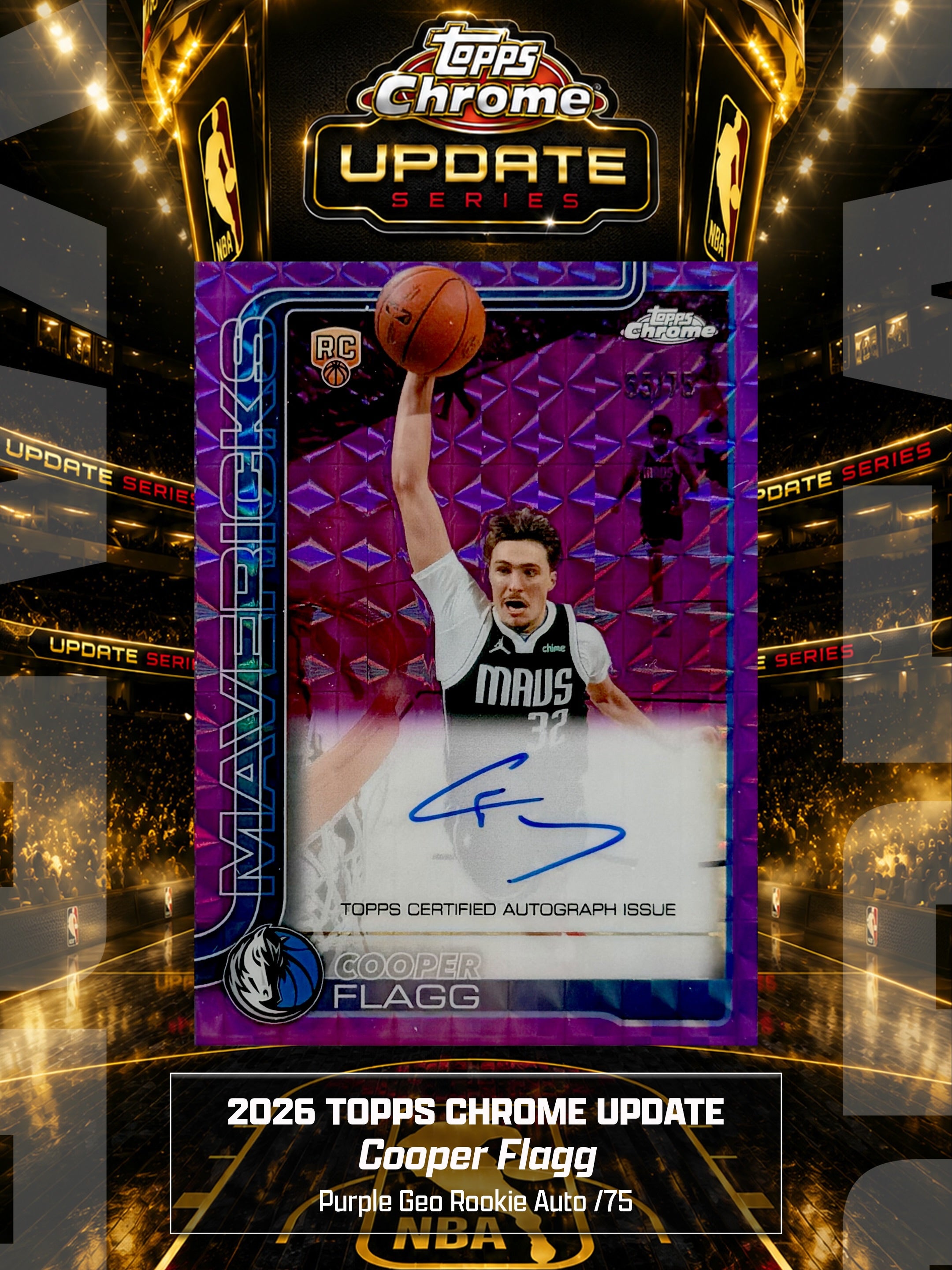 Random Parallell FILLER for DALLAS MAVERICKS i BREAK #730 - PYT - 25/26 Topps Chrome Update Series NBA
