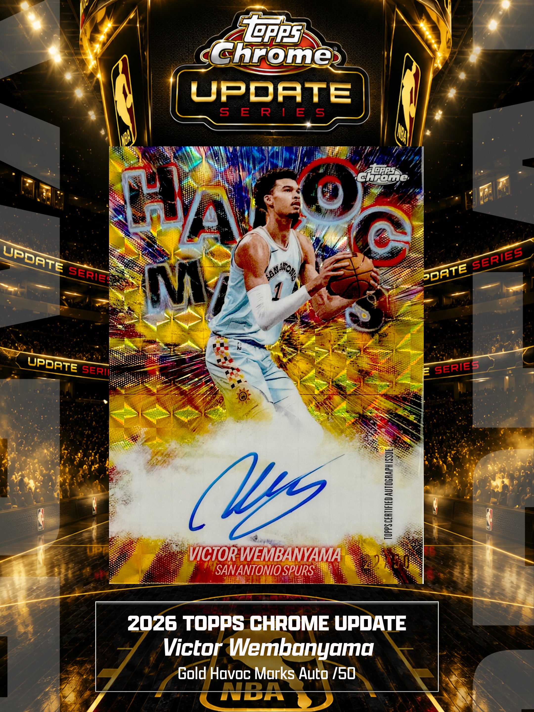 Random Parallell FILLER for SAN ANTONIO SPURS i BREAK #761 - PYT - 25/26 Topps Chrome Update Series NBA Hobby