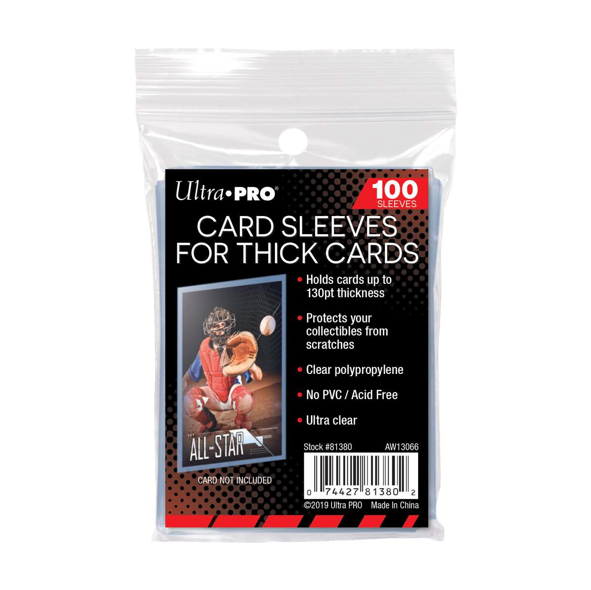 Ultra Pro Card Sleeves for Thick Cards