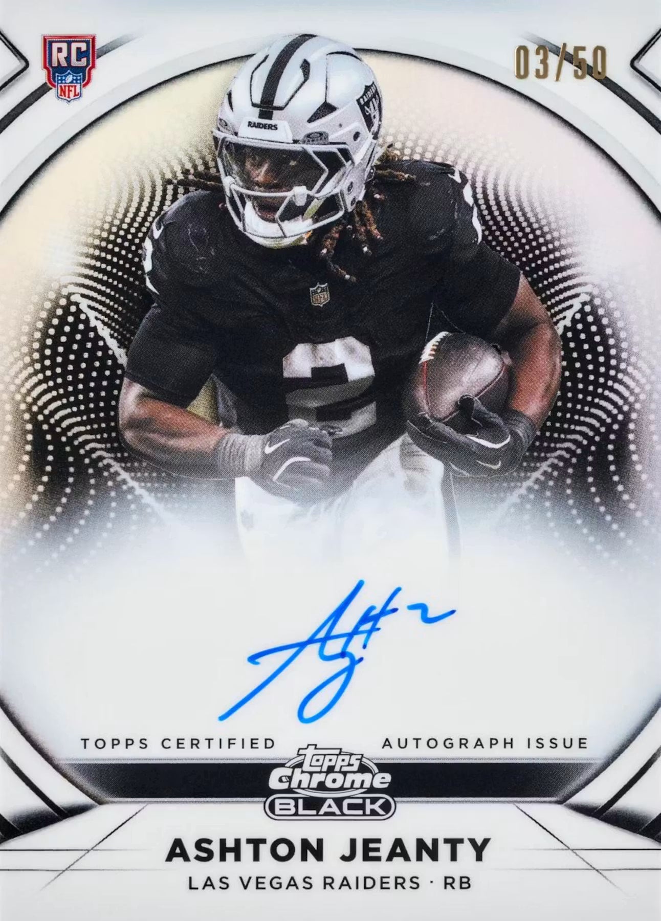 BREAK #634 - PYT - 2025 Topps Chrome Black NFL Hobby