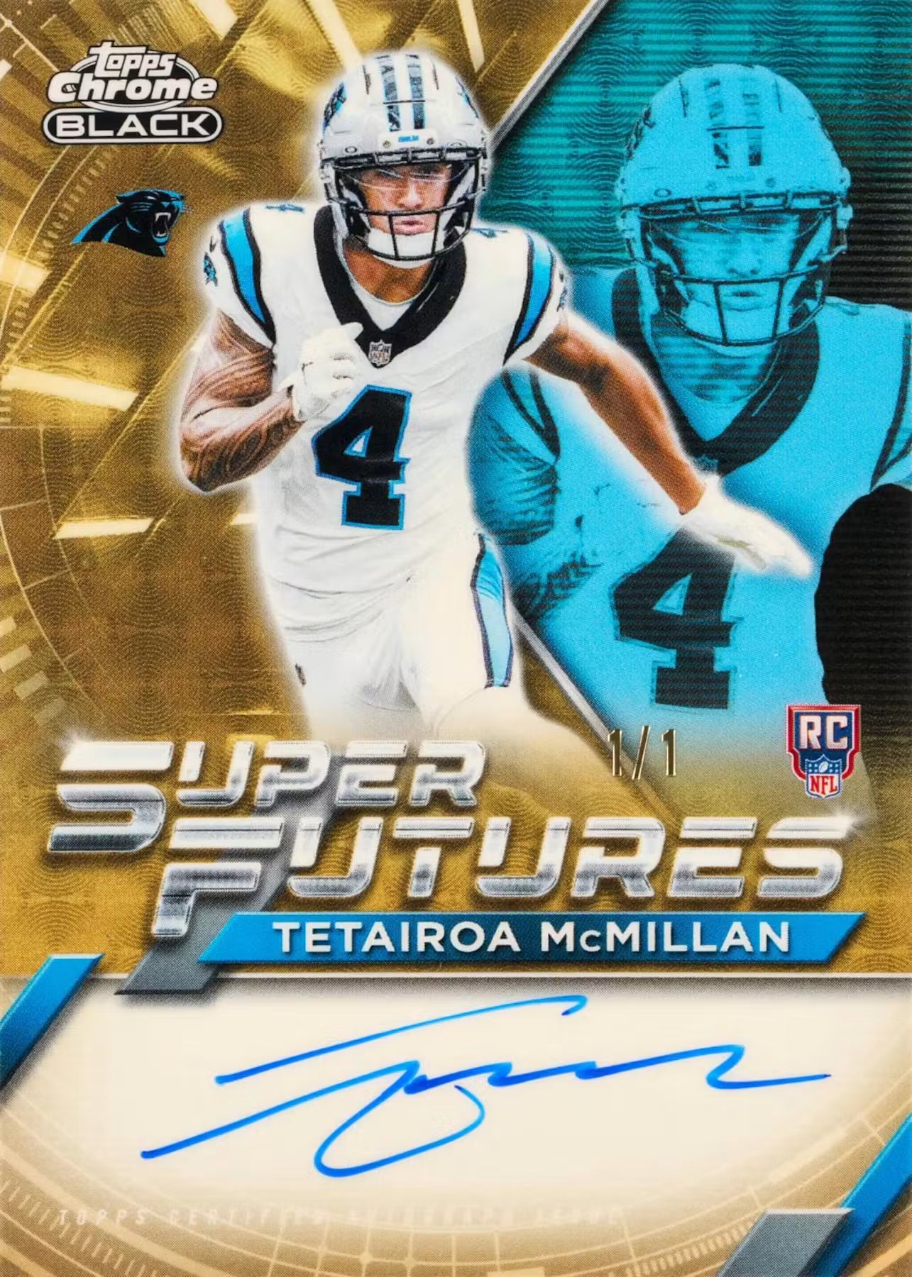 BREAK #634 - PYT - 2025 Topps Chrome Black NFL Hobby