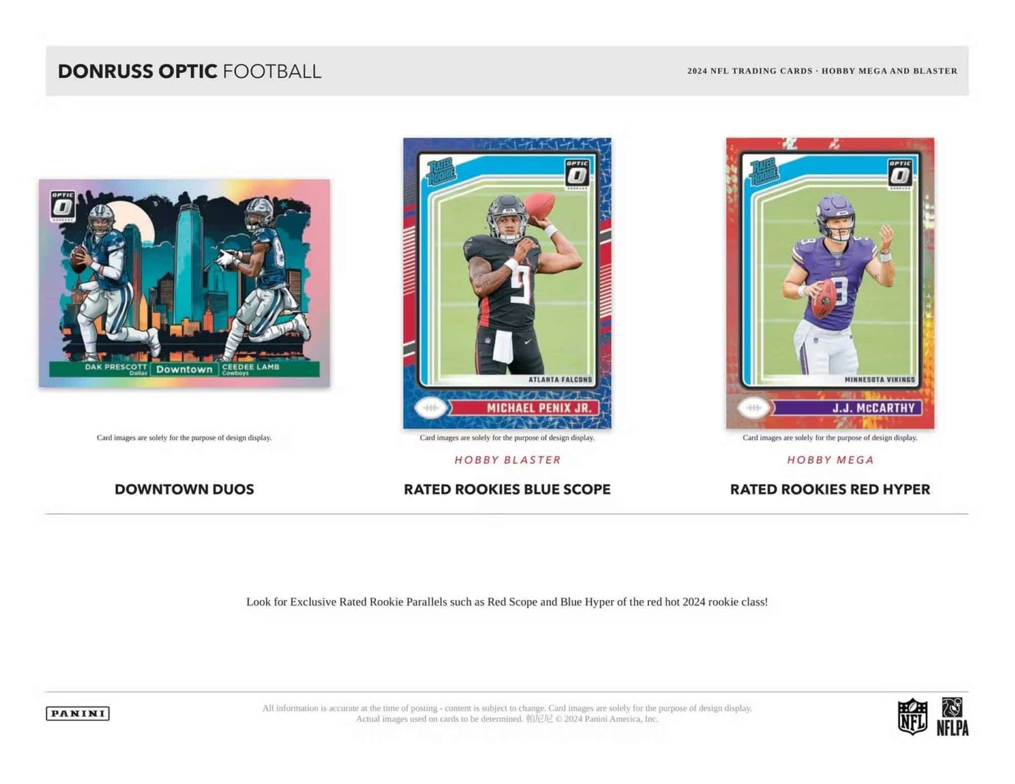 2024 Panini Donruss Optic Hobby Mega Boks