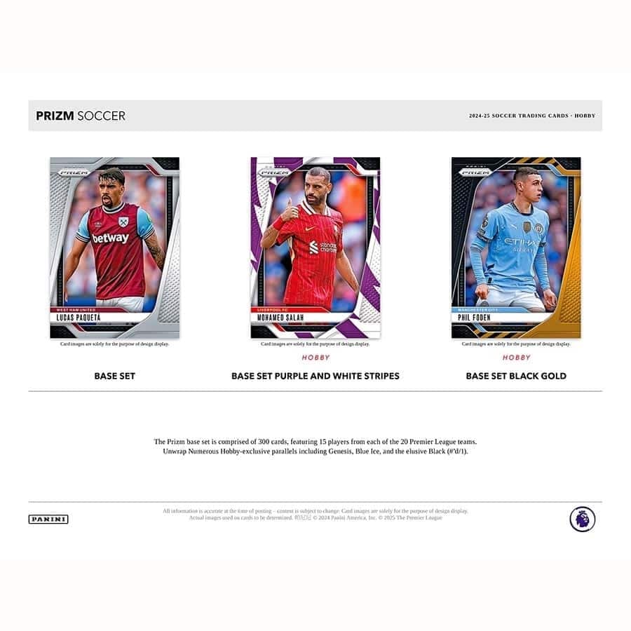 TURBO #112 - 24/25 Panini PRIZM Premier League Hobby - (Mandag 15.6)