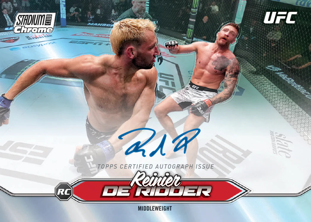 2025 Topps Stadium Club UFC Value Boks