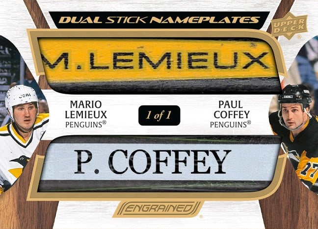 BREAK #647 - RANDOM - 1 x UPPERDECK ENGRAINED ICONS HOBBY 24/25 + 1 SYNERGY HOCKEY HOBBY