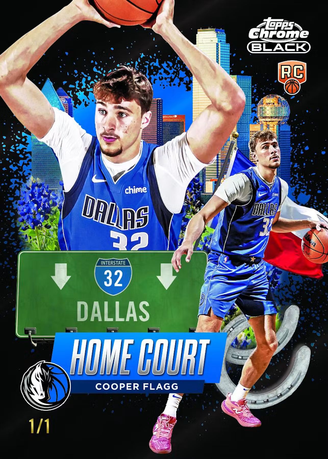 BREAK #746 - PYT - 25/26 Topps Chrome BLACK NBA Hobby (MAVS & SPURS - Pick Your Color)