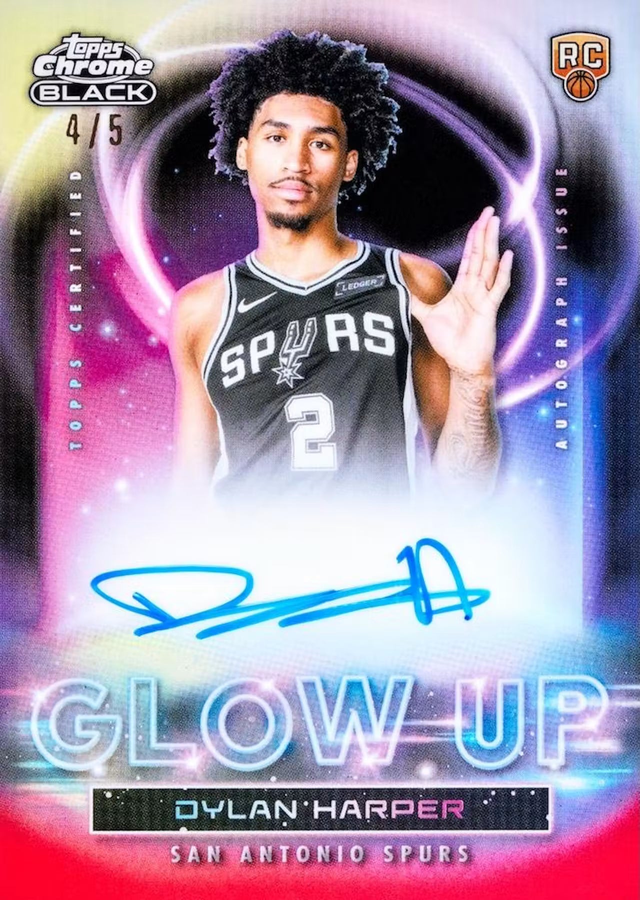 BREAK #746 - PYT - 25/26 Topps Chrome BLACK NBA Hobby (MAVS & SPURS - Pick Your Color)