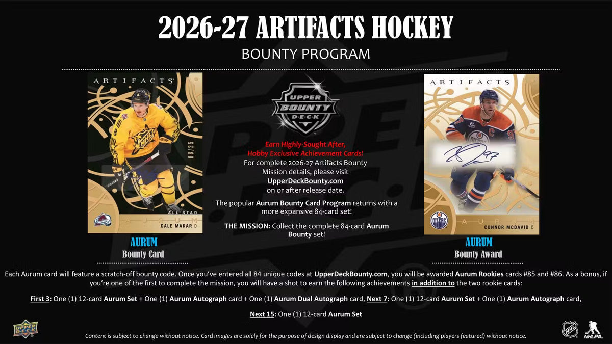 BREAK #845 - PYT - 26/27 Upper Deck Artifacts Hockey Hobby #5