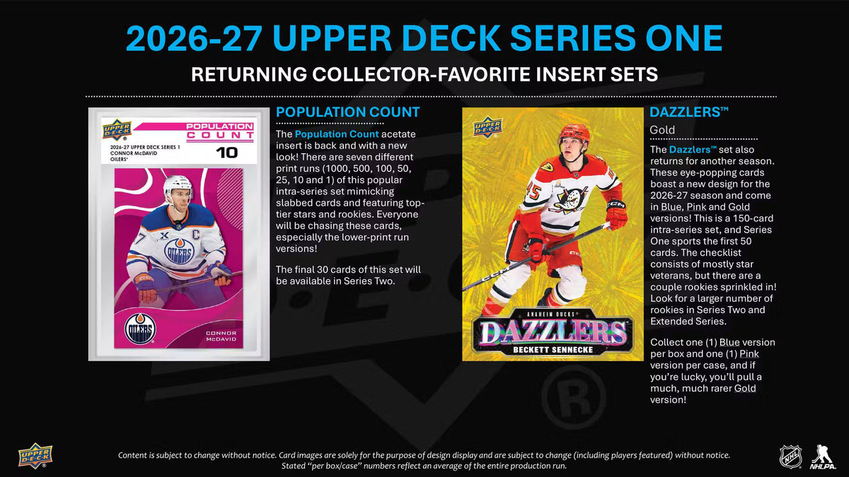 BREAK #914 - Random Team - 26/27 Upper Deck Hockey Series 1 (CASEHIT LIVE)
