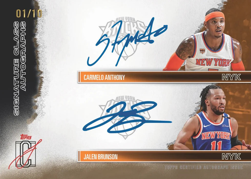 25/26 Topps Signature Class NBA Value Boks