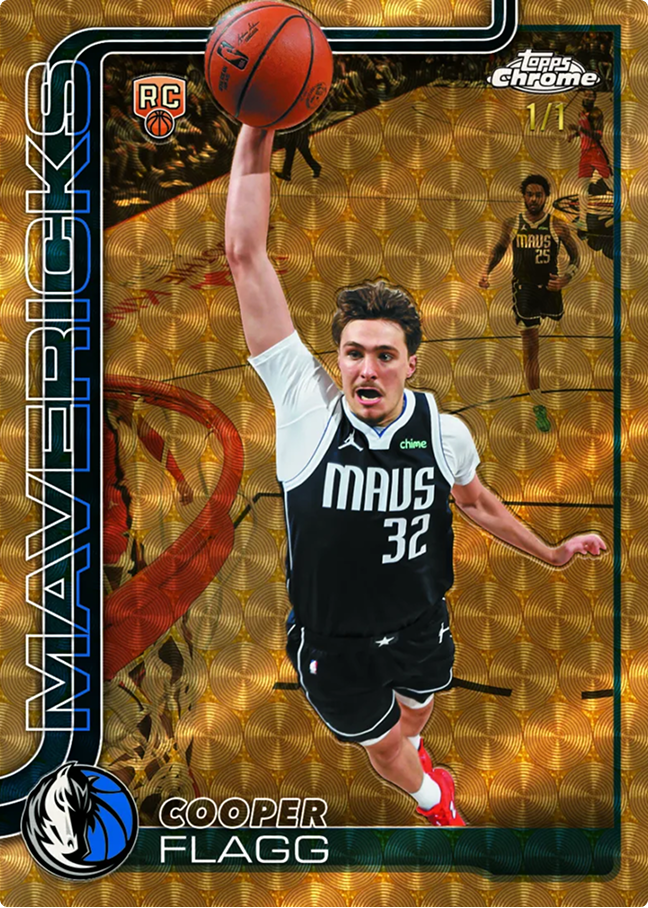 Random Parallell FILLER for DALLAS MAVERICKS i BREAK #730 - PYT - 25/26 Topps Chrome Update Series NBA