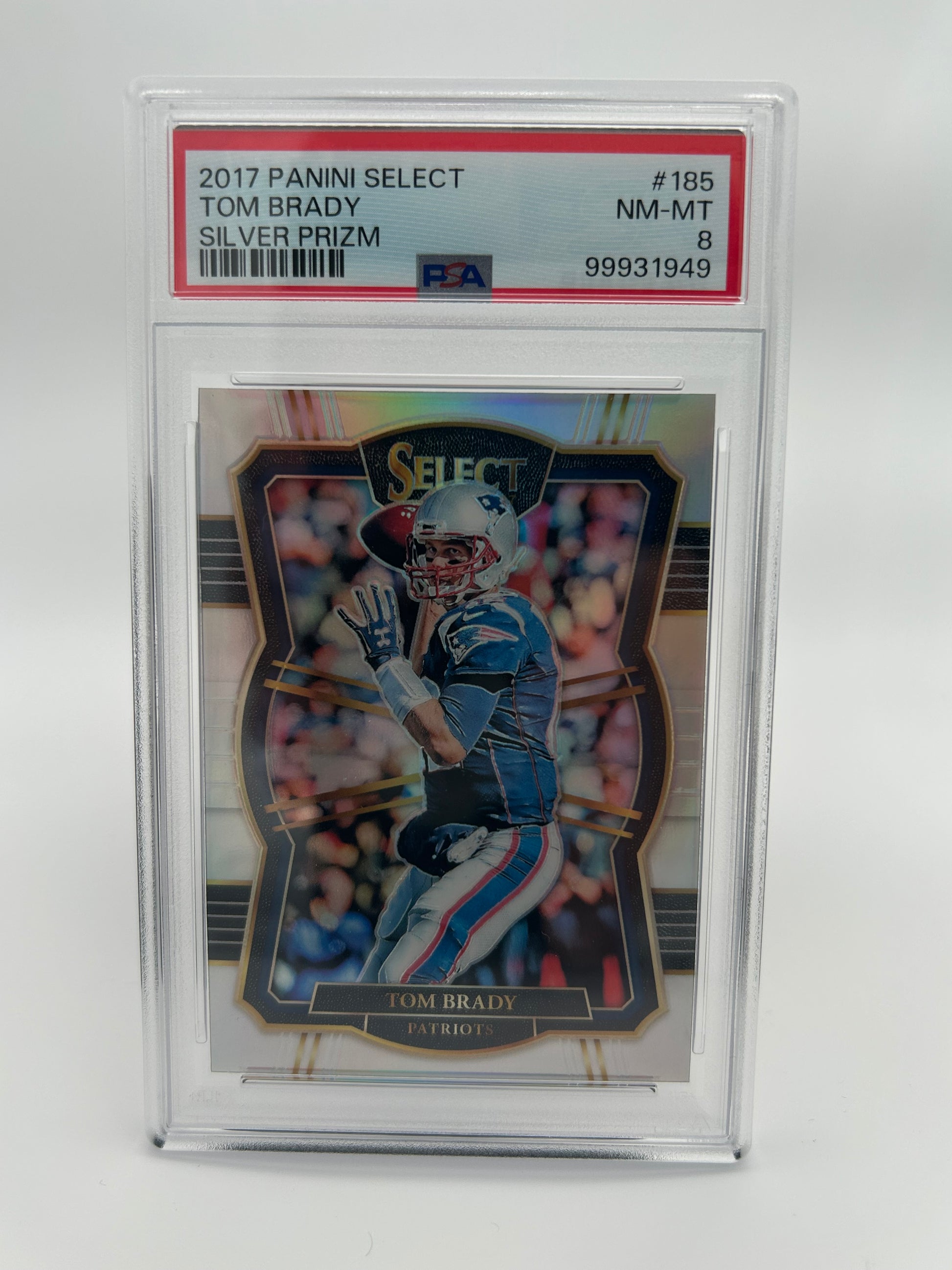 Tom Brady - Select Silver - 2017 - PSA 8