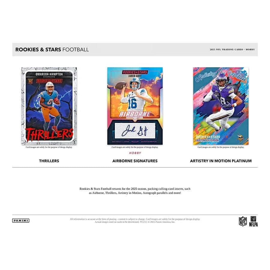 BREAK #352 - PYT - 2025 Panini Rookies & Stars Football Hobby