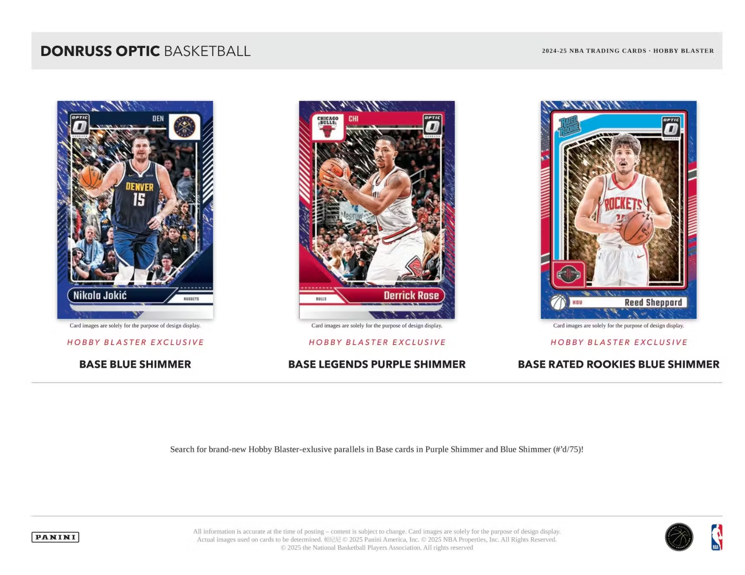 2024/25 Panini Donruss Optic Basketball 6-Pack Hobby Blaster Box