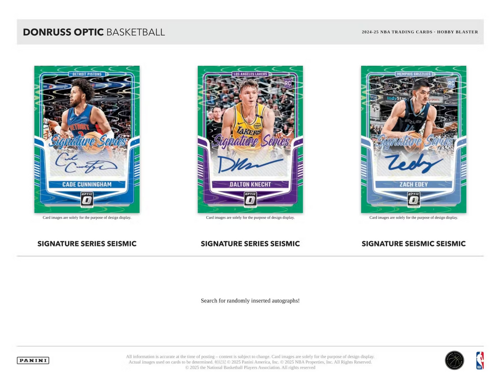 2024/25 Panini Donruss Optic Basketball 6-Pack Hobby Blaster Box