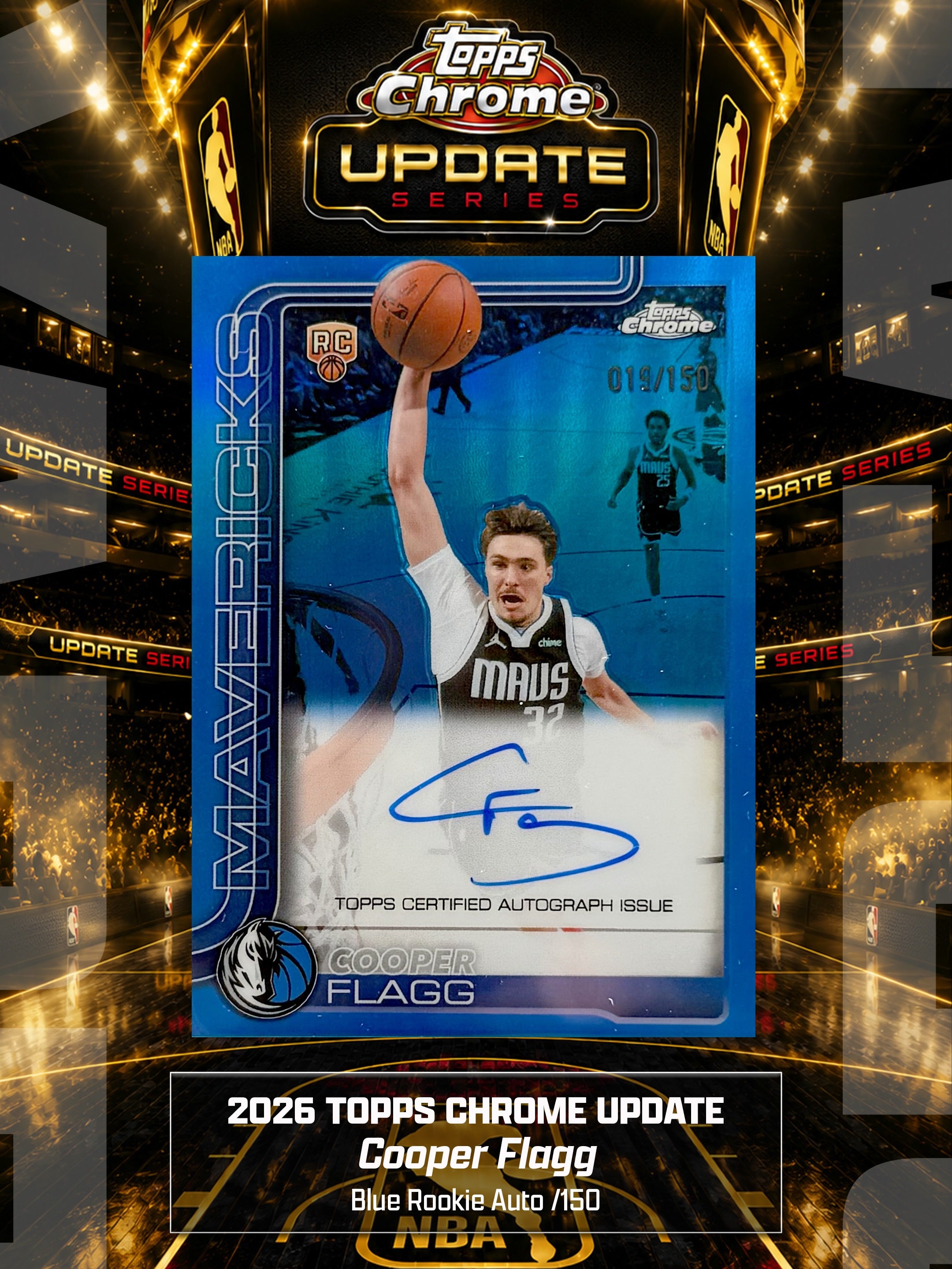 Random Parallell FILLER for DALLAS MAVERICKS i BREAK #730 - PYT - 25/26 Topps Chrome Update Series NBA