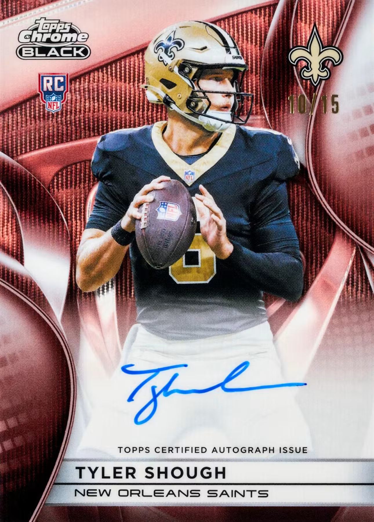 BREAK #634 - PYT - 2025 Topps Chrome Black NFL Hobby