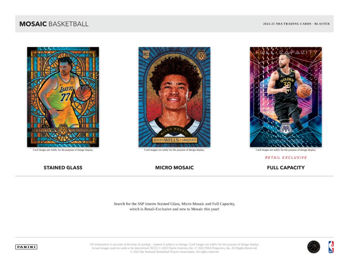 2024/25 Panini Mosaic Basketball Mega Boks
