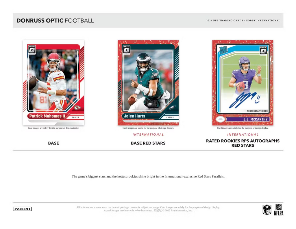BREAK #203 - PYT - 2024 Panini Donruss Optic Football International Hobby