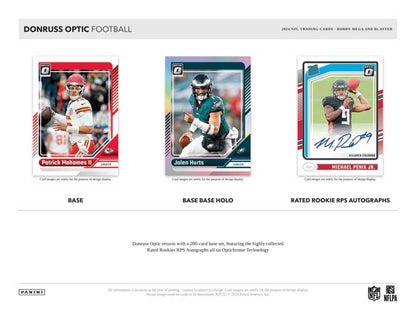 2024 Panini Donruss Optic Hobby Mega Boks