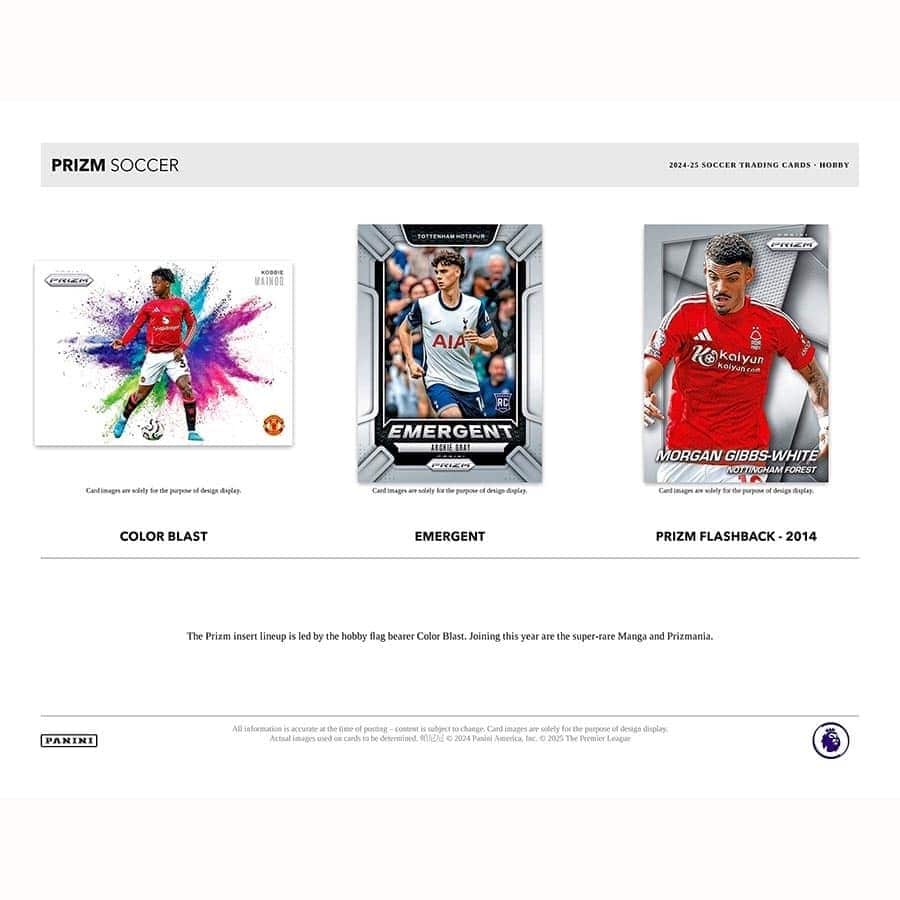 TURBO #112 - 24/25 Panini PRIZM Premier League Hobby - (Mandag 15.6)