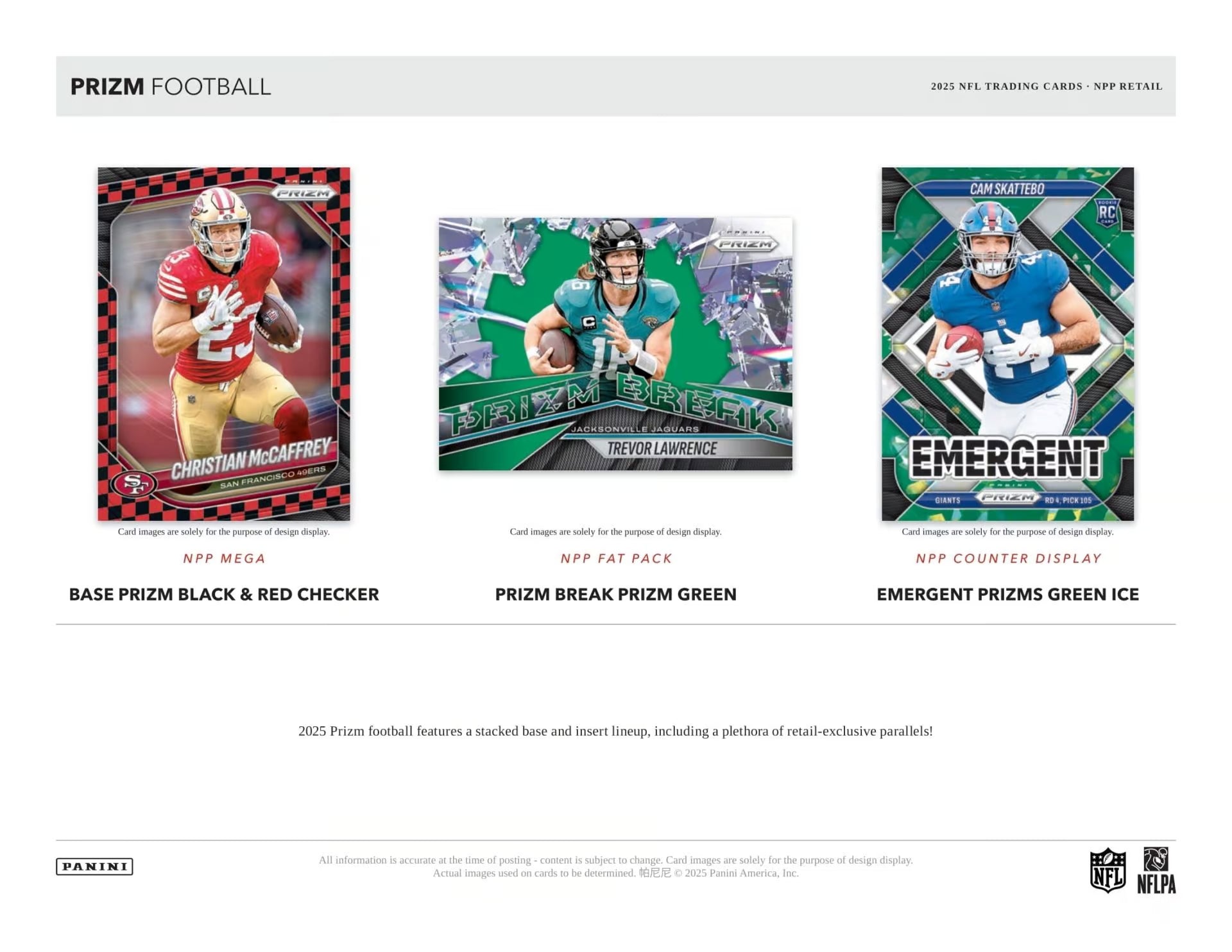 2025 Panini Prizm Football Mega Boks