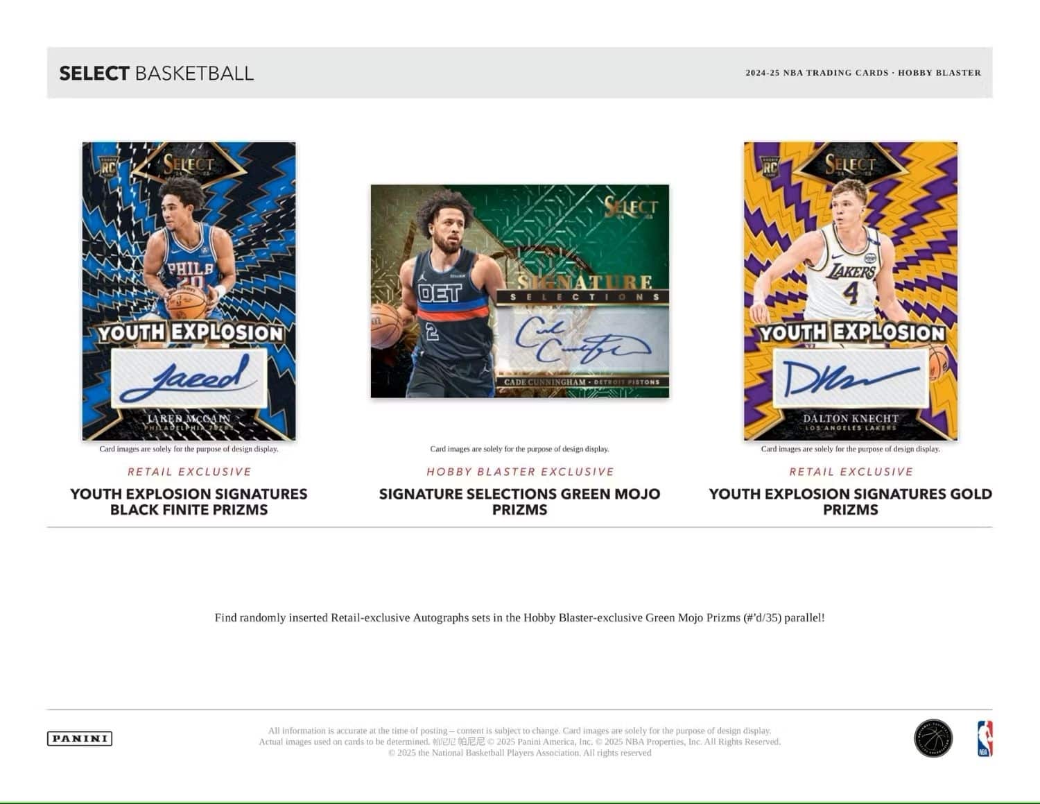 2024/25 Panini Select Basketball Blaster Boks
