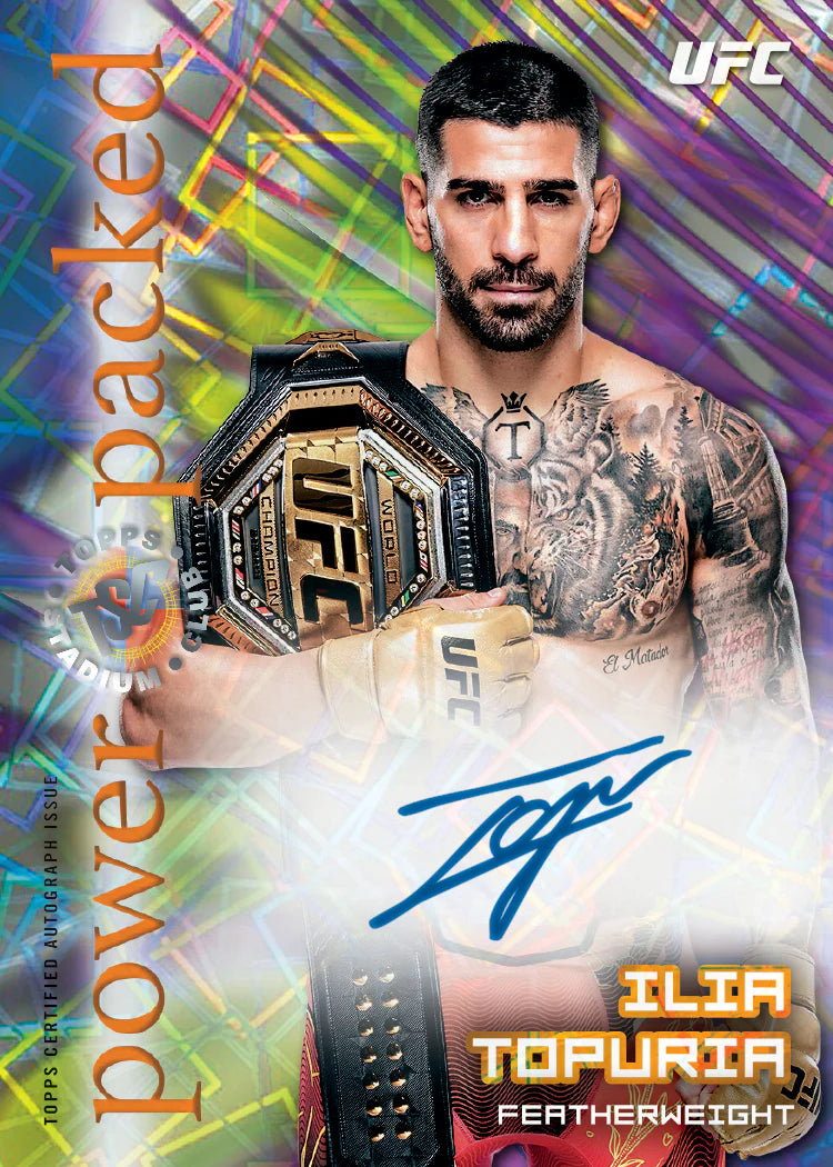 2025 Topps Stadium Club UFC Value Boks