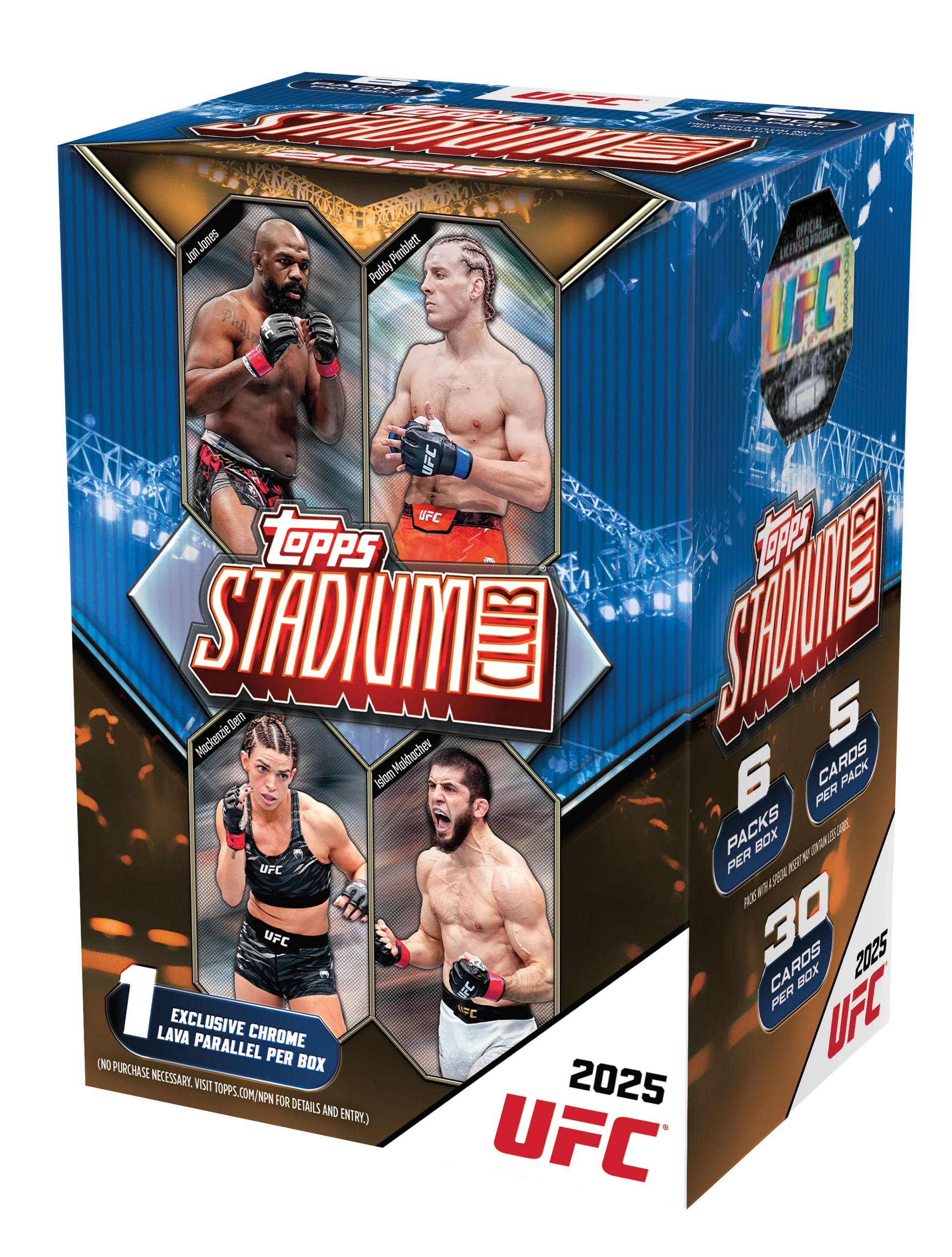 2025 Topps Stadium Club UFC Value Boks