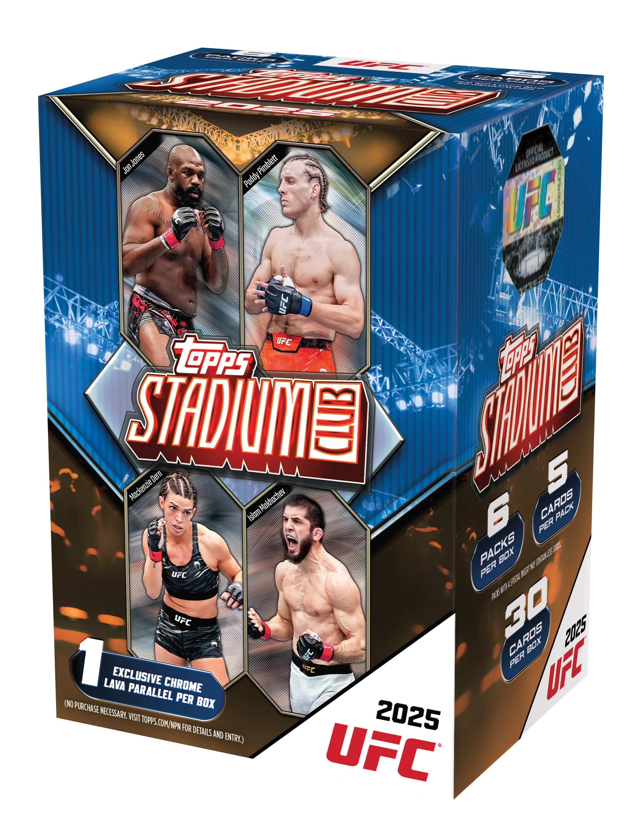 2025 Topps Stadium Club UFC Value Boks